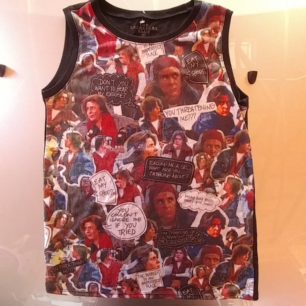 THE BREAKFAST CLUB NWT WOMENS XSMALL TANKTOP
